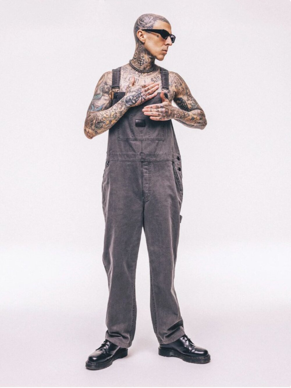 Hurley x Travis Barker Backstage Wide Overall / Punk Streetwear / Size XL / NWT